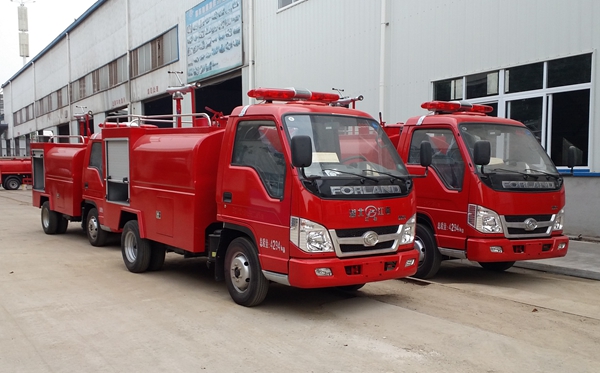 国五福田2吨消防洒水车